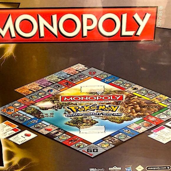Hasbro POKEMON MONOPOLY Fast-Dealing Property Trading Game AGES 8+ NIB 2010 - Picture 7 of 15